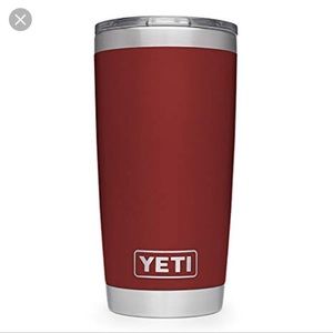 Yeti brick red rambler 20 oz. tumbler